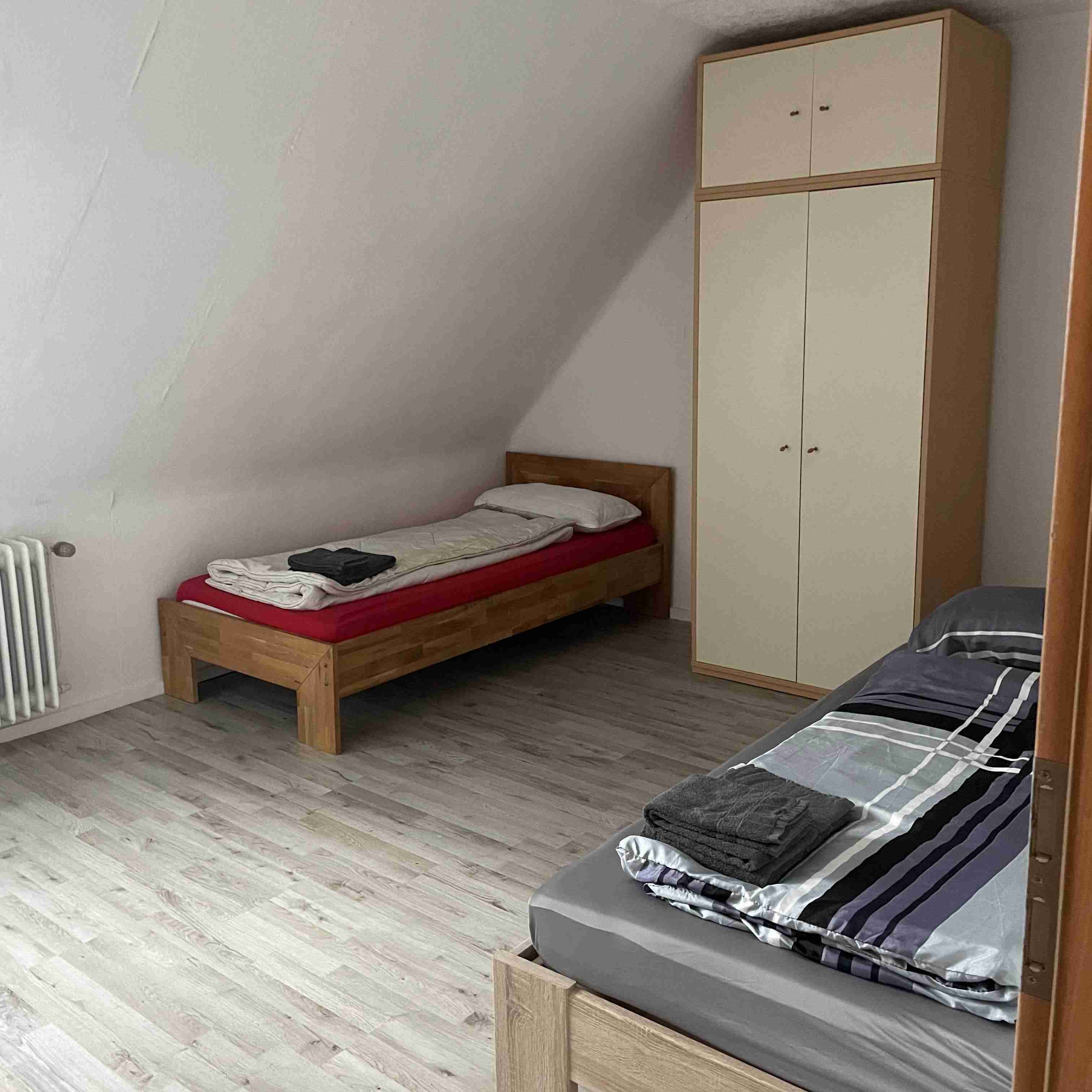 Monteurwohnung Rheine Schlafzimmer 1