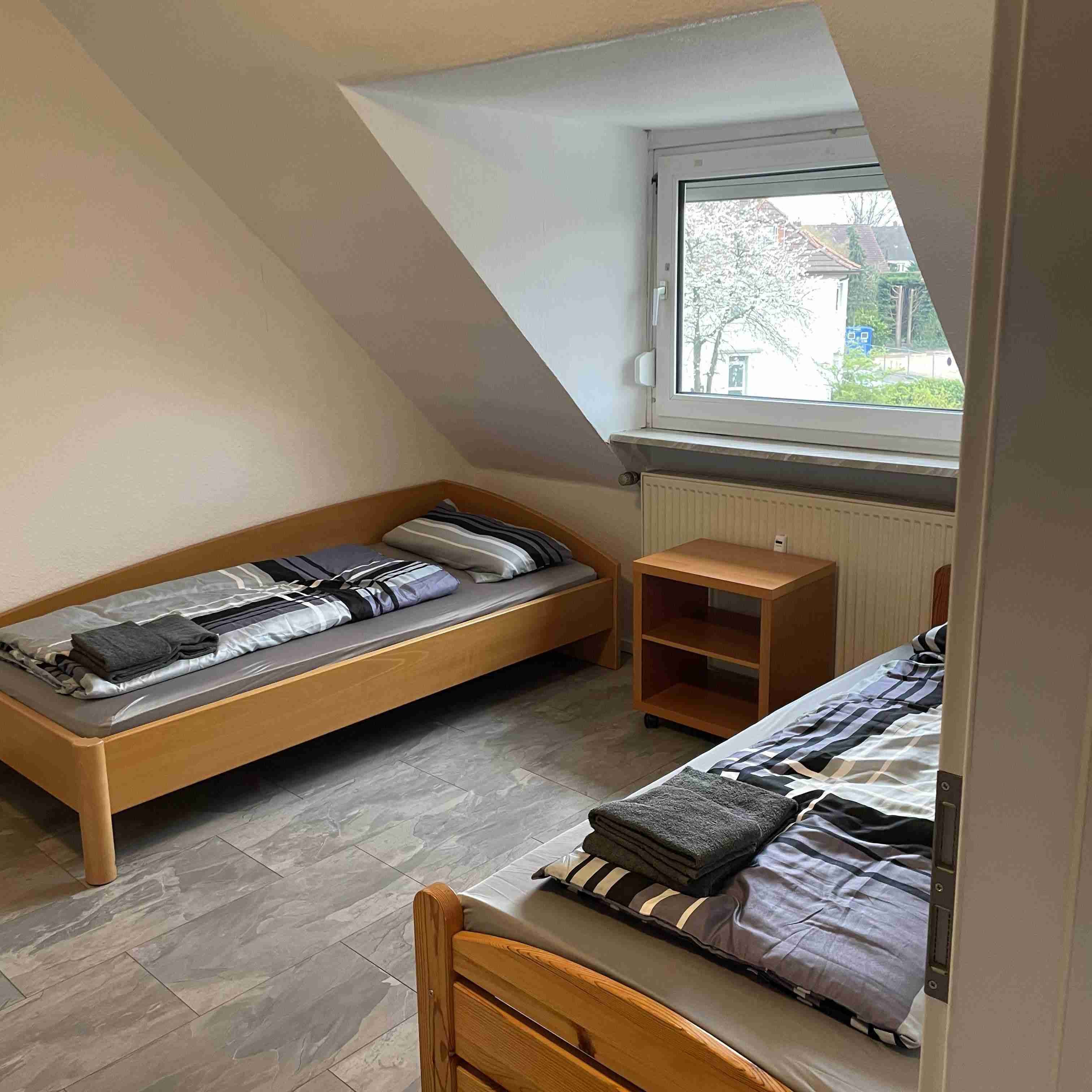 Monteurwohnung Rheine Schlafzimmer 4
