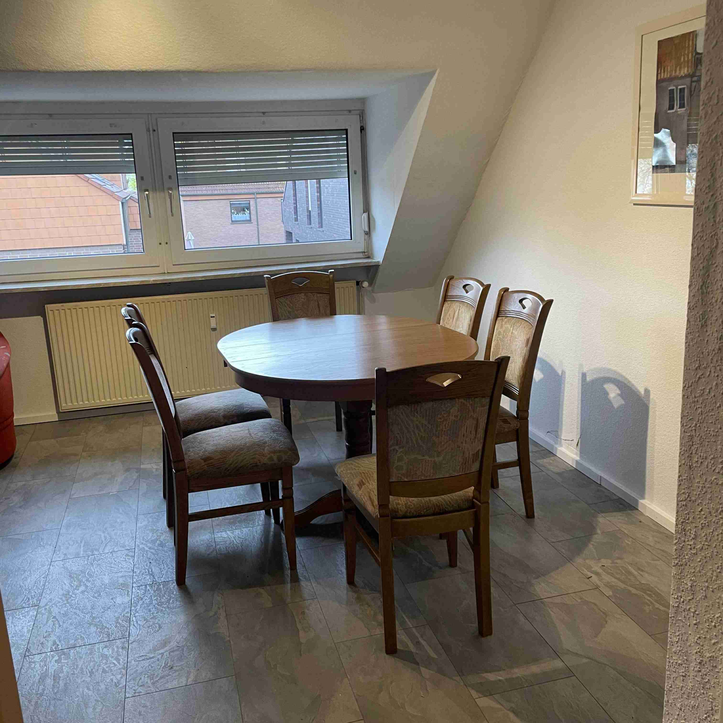 Monteurwohnung Rheine Wohnzimmer 1