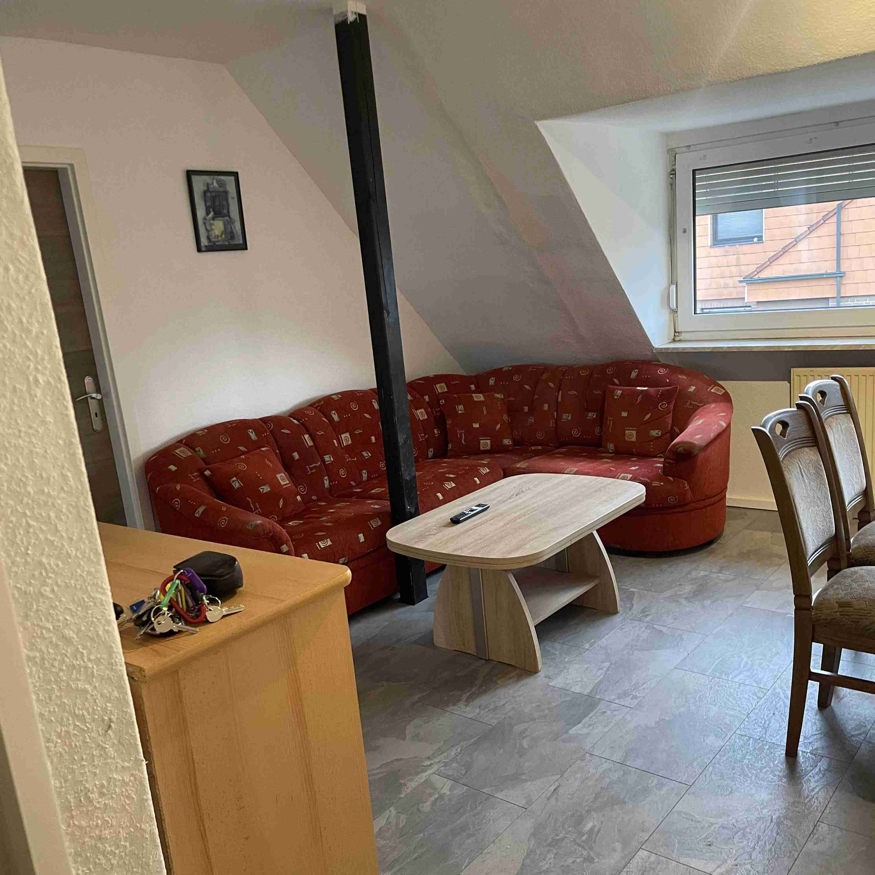 Monteurwohnung Rheine Wohnzimmer 2