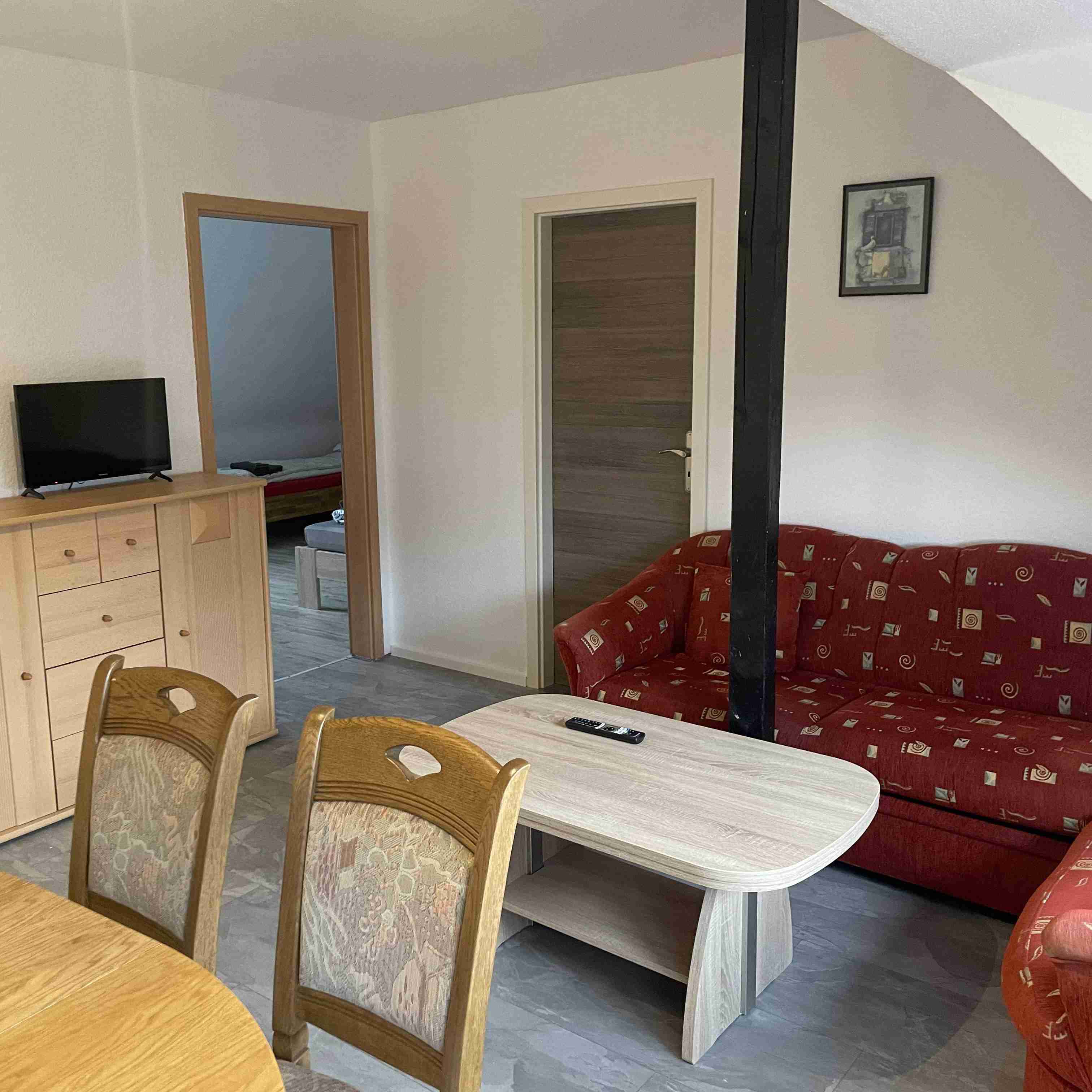 Monteurwohnung Rheine Wohnzimmer 3